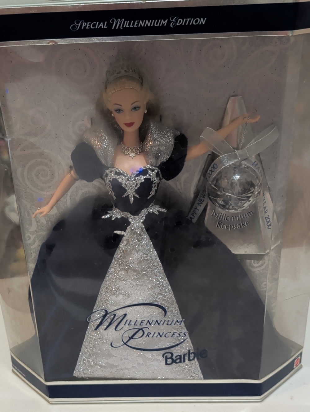 Barbie Millennium Princess Doll in Navy & Silver Gown
